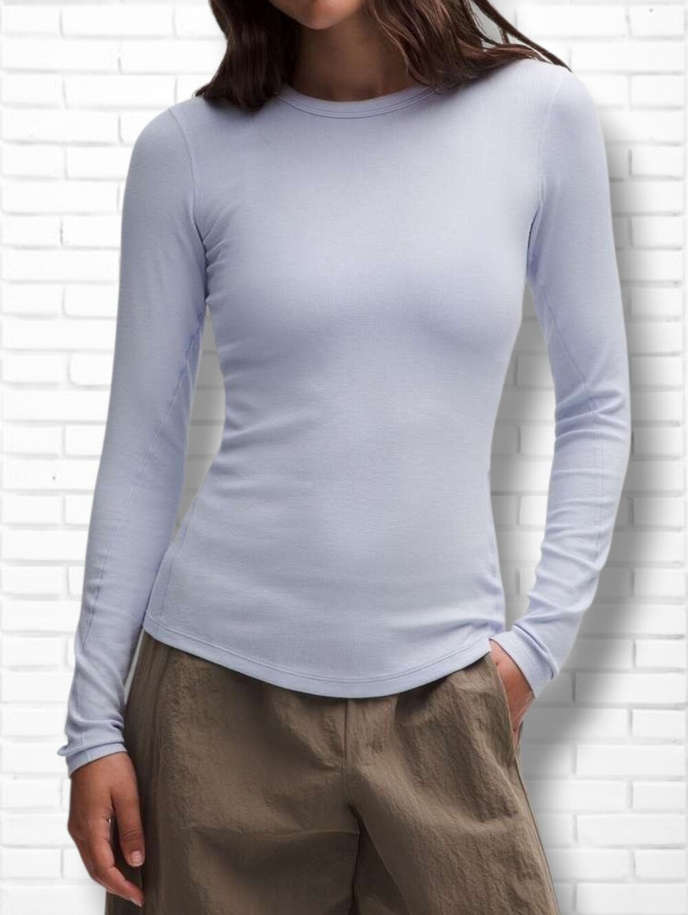 NEW! Lululemon Size 16 Hold Tight Long-Sleeve Shirt in Serene Blue